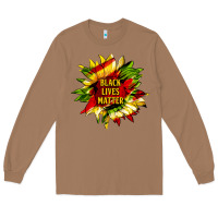 Toasted Coconut black lives matter sunflower Long Sleeve Tee - HRA Design Shop