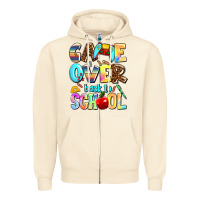 Sandshell game over back to school Zipper Hoodie - AdoDesignShop