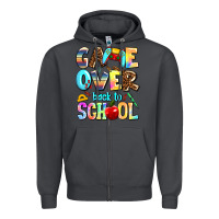 Smoke game over back to school Zipper Hoodie - AdoDesignShop