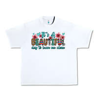 White it s a beautiful day to leave me alone Urban Heavy Tee - Zillion Design Studio