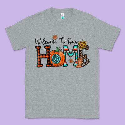 Welcome To Our Home Classic Tee Designed By Cowhidedigitalart