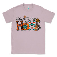 Lilac welcome to our home Classic Tee - CowhideDigitalArt