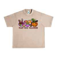 French Oak peace love halloween Urban Heavy Tee - BarkalooDesign