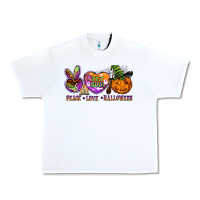 White peace love halloween Urban Heavy Tee - BarkalooDesign