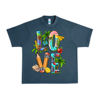 Midnight Navy summer love teacher Urban Heavy Tee - texasbilliewilder