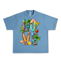 Pebble Blue summer love teacher Urban Heavy Tee - texasbilliewilder