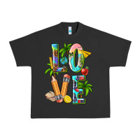 Pigment Black summer love teacher Urban Heavy Tee - texasbilliewilder