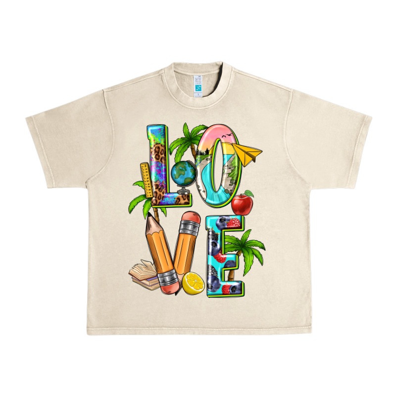 Summer Love Teacher Urban Heavy Tee by texasbilliewilder | Teevron