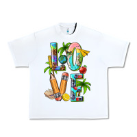 White summer love teacher Urban Heavy Tee - texasbilliewilder