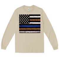 Mushroom Back to blue USA flag leopard police 20oz tumbler Long Sleeve Tee - Neo Western