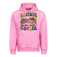 Fuchsia Pink laissez les bon temps rouler Urban Hoodie - LillyAllenDesigns