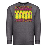 Charcoal Heather mardi gras bead leopard Premium Sweatshirt - BarkalooDesign