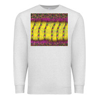 Oatmeal Heather mardi gras bead leopard Premium Sweatshirt - BarkalooDesign