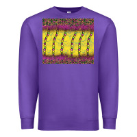 Purple mardi gras bead leopard Premium Sweatshirt - BarkalooDesign
