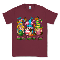 Burgundy Happy Easter Day gnomies Classic Tee - Neo Western