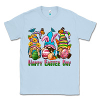 Dusty Blue Happy Easter Day gnomies Classic Tee - Neo Western