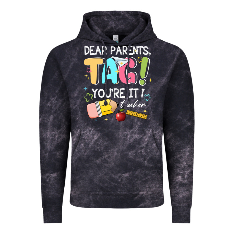 Dear Parents Tag Youare It Teacher Vintage Hoodie by JahusDesignShop | Teevron
