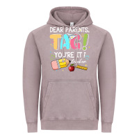 Vintage Zinc dear parents tag youare it teacher Vintage Hoodie - JahusDesignShop