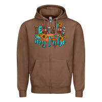Chestnut teaching my tribe Zipper Hoodie - AdoDesignShop