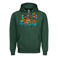 Sports Green teaching my tribe Zipper Hoodie - AdoDesignShop