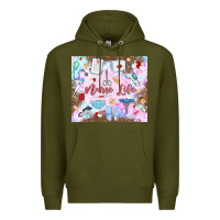 Army Green nurse life Premium Hoodie - MaliasSmallBusiness