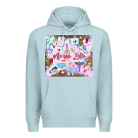 Blue Mist nurse life Premium Hoodie - MaliasSmallBusiness