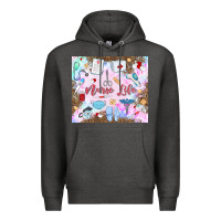 Charcoal Heather nurse life Premium Hoodie - MaliasSmallBusiness