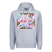 Heather Grey nurse life Premium Hoodie - MaliasSmallBusiness
