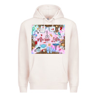 Pale Pink nurse life Premium Hoodie - MaliasSmallBusiness