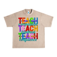 French Oak teach compassion teach kindness teach confidence Urban Heavy Tee - texasbilliewilder