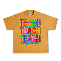 Peanut Butter teach compassion teach kindness teach confidence Urban Heavy Tee - texasbilliewilder