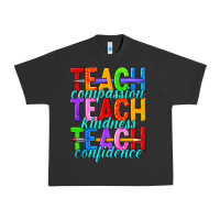 Pigment Black teach compassion teach kindness teach confidence Urban Heavy Tee - texasbilliewilder