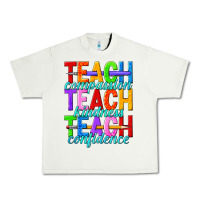 Pistachio teach compassion teach kindness teach confidence Urban Heavy Tee - texasbilliewilder