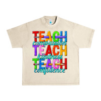 Sandshell teach compassion teach kindness teach confidence Urban Heavy Tee - texasbilliewilder
