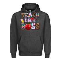 Teach Like A Boss Zipper Hoodie | Teevron