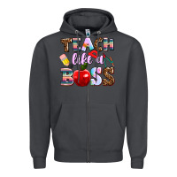 Smoke teach like a boss Zipper Hoodie - AdoDesignShop