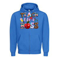 True Royal teach like a boss Zipper Hoodie - AdoDesignShop