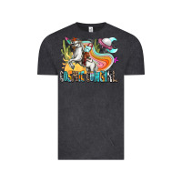 Vintage Black cosmic cowgirl Vintage Tee - Zillion Design Studio