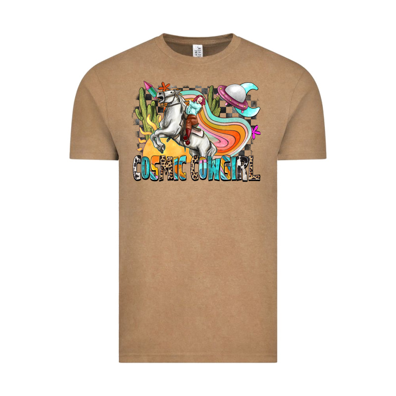 Cosmic Cowgirl Vintage Tee by Zillion Design Studio | Teevron