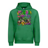 Emerald mardi gras monster truck Urban Hoodie - LillyAllenDesigns