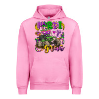 Fuchsia Pink mardi gras monster truck Urban Hoodie - LillyAllenDesigns