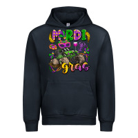 Navy mardi gras monster truck Urban Hoodie - LillyAllenDesigns