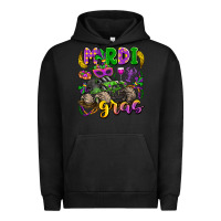 Pigment Black mardi gras monster truck Urban Hoodie - LillyAllenDesigns