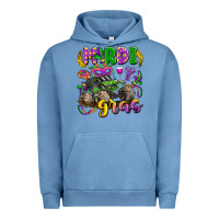 Pigment Pebble Blue mardi gras monster truck Urban Hoodie - LillyAllenDesigns