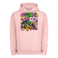 Pigment Salmon mardi gras monster truck Urban Hoodie - LillyAllenDesigns