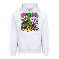 White mardi gras monster truck Urban Hoodie - LillyAllenDesigns