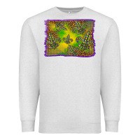 Oatmeal Heather mardi gras background Premium Sweatshirt - BarkalooDesign