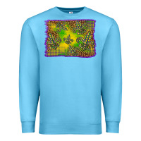 Ocean Blue mardi gras background Premium Sweatshirt - BarkalooDesign