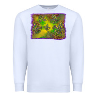 White mardi gras background Premium Sweatshirt - BarkalooDesign