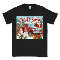 Black Let It Snow Tumbler Classic Tee - FaDigitalArtStudio